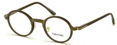 Tom Ford FT5254 Eyeglasses Eyeglasses - 096 Shiny Dark Green