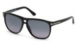 Tom Ford FT0288 Lennon Sunglasses Sunglasses - 01N Shiny Black / Green