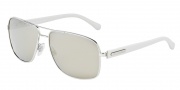 Dolce & Gabbana DG2122 Sunglasses Sunglasses - 12156G Silver / Brown Mirror Gold