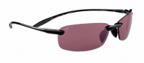 Serengeti Luca Sunglasses Sunglasses - 7801 Shiny Black / Polar PhD Sedona