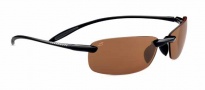 Serengeti Luca Sunglasses Sunglasses - 7799 Shiny Black / Black Satin Fade / Polar PhD Drivers