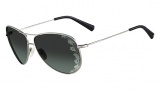 Valentino V101S Sunglasses Sunglasses - 038 Gunmetal / Blue