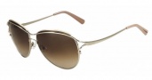 Valentino V103S Sunglasses Sunglasses - 718 Light Gold