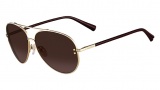 Valentino V106S Sunglasses Sunglasses - 715 Gold / Rougenoir