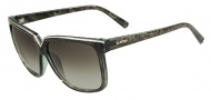 Valentino V605S Sunglasses Sunglasses - 220 Havana Green