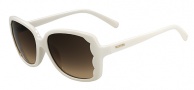 Valentino V608S Sunglasses Sunglasses - 105 White