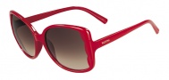 Valentino V609S Sunglasses Sunglasses - 613 Red