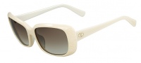 Valentino V619S Sunglasses Sunglasses - 103 Ivory