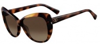 Valentino V634S Sunglasses Sunglasses - 214 Havana