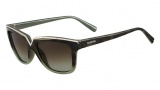 Valentino V646SR Sunglasses Sunglasses - 232 Havana Sage