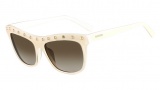 Valentino V650S Sunglasses Sunglasses - 103 Ivory