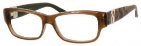 Yves Saint Laurent 6383 Eyeglasses Eyeglasses - Brown / Beige