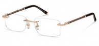 Mont Blanc MB0391 Eyeglasses Eyeglasses - 028 Shiny Rose Gold