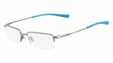 Nike 4236 Eyeglasses Eyeglasses - 038 Shiny Gunmetal Turquoise