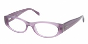 Prada PR 03PV Eyeglasses Eyeglasses - MAV1O1 Opal Violet / Demo Lens