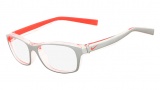 Nike 7068 Eyeglasses Eyeglasses - 048 Platimun / Total Crimson