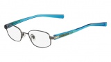 Nike 4670 Eyeglasses Eyeglasses - 069 Shiny Dark Gunmetal / Bright Blue