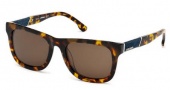 Diesel DL0050 Madison Sunglasses Sunglasses - 50J Dark Brown / Other / Roviex