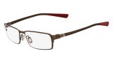 Nike 8106 Eyeglasses Eyeglasses - 242 Walnut / Red