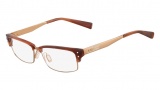 Nike 8220 Eyeglasses Eyeglasses - 510 Mauve Horn / Taupe