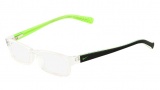 Nike 5514 Eyeglasses Eyeglasses - 087 Crystal / Black / White