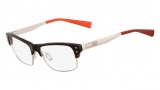 Nike 8221 Eyeglasses Eyeglasses - 250 Tortoise Crystal / Metallic Pewter