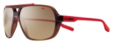 Nike MDL. 200 EV0716 Sunglasses Sunglasses - 262 Crystal Brown / Hyper Red / Brown Lens