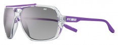 Nike MDL. 200 EV0716 Sunglasses Sunglasses - 955 Clear / Laser Purple / Grey with Voilet flash Lens