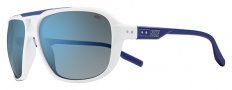 Nike MDL. 205 EV0718 Sunglasses Sunglasses - 144 White / Deep Royal / Grey with Blue Night Flash Lens