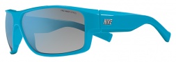 Nike Expert EV0700 Sunglasses Sunglasses - 474 Neon Turquoise / Grey with Blue flash Lens