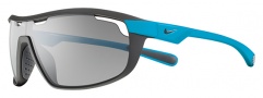 Nike Road Machine EV0704 Sunglasses Sunglasses - 044 Matte Night Stadium / Neon Turquoise  / Grey Lens