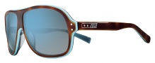Nike Vintage MDL. 99 EV0690 Sunglasses Sunglasses - 204 Tortoise / Light Blue / Grey with Spring Blue Flash Lens