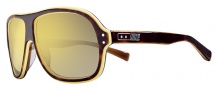 Nike Vintage MDL. 99 EV0690 Sunglasses Sunglasses - 207 Tortoise / Yellow / Grey with Gold Flash Lens