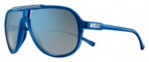 Nike Vintage 92 EV0660 Sunglasses Sunglasses - 403 Crystal Blue / Grey with Blue Flash Lens