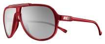Nike Vintage 92 EV0660 Sunglasses Sunglasses - 603 Crystal Red / Grey with Silver Flash Lens