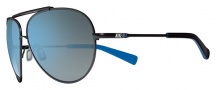 Nike Vintage 94 EV0662 Sunglasses Sunglasses - 001 Satin Black / Grey with Blue Flash Lens