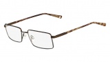 Flexon Energetic Eyeglasses Eyeglasses - 210 Brown / Gunmetal