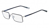 Flexon Energetic Eyeglasses Eyeglasses - 412 Navy / Silver