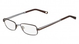 Flexon Forte Eyeglasses Eyeglasses - 216 Brown / Blue Silver
