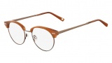 Flexon Fortune Eyeglasses Eyeglasses - 250 Brown / Antique Silver