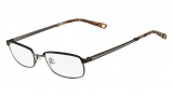 Flexon Vitality Eyeglasses Eyeglasses - 210 Matte Brown / Dark Gunmetal