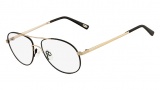 Flexon Autoflex Shout Eyeglasses Eyeglasses - 002 Matte Black / Gold