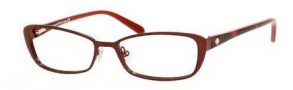 Kate Spade Lidia Eyeglasses Eyeglasses - 0JTV Chocolate Red