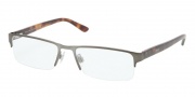 Polo PH1123 Eyeglasses Eyeglasses - 9217 Brushed Dark Gunmetal / Demo Lens