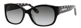 Juicy Couture Juicy 551/S Sunglasses Sunglasses - 0RE8 Black Polka Dot (Y7 Gray Gradient Lens)