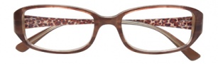 Ellen Tracy Santorini Eyeglasses Eyeglasses - Brown Laminate