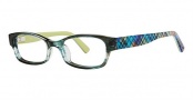 Ogi Kids OK71 Eyeglasses Eyeglasses - 1275 Teal Demi / Blue Plaid