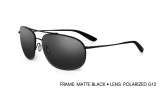 Kaenon Ballmer Sunglasses Sunglasses - Matte Black / Polarized G12 Lenses
