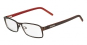 Lacoste L2136 Eyeglasses Eyeglasses - 210 Satin Brown / Red