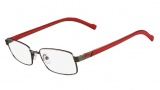 Lacoste L2147 Eyeglasses Eyeglasses - 033 Gunmetal / Red